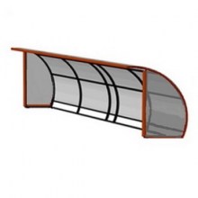 Навес для скамеек Стационарный